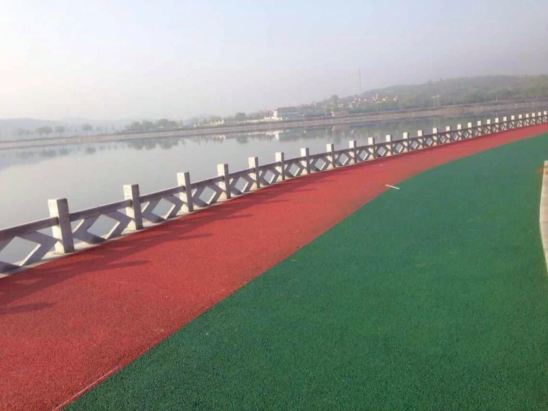 彩色透水混凝土路面